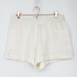 NWT SMYM DISILVIO SHORTS - WHITE LINEN Size XL